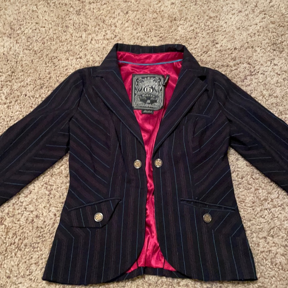 Guess pinstripe blazer